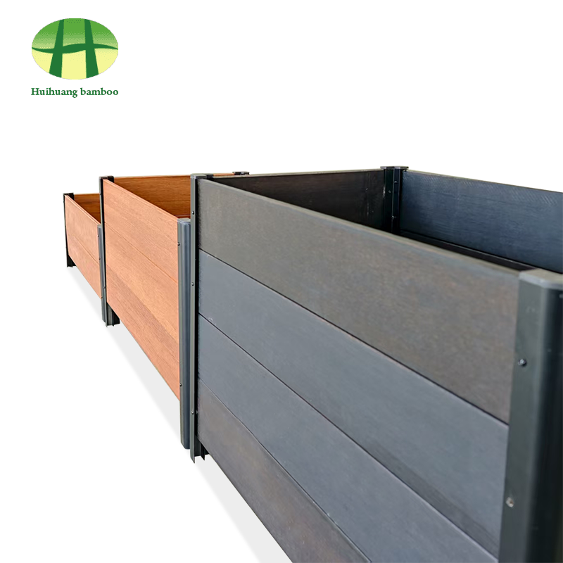 Kompozitní dřevěný truhlík z bambusového květináče odolného vůči povětrnostním vlivům Kompozitní dřevěný truhlík z bambusového květináče odolného vůči povětrnostním vlivům