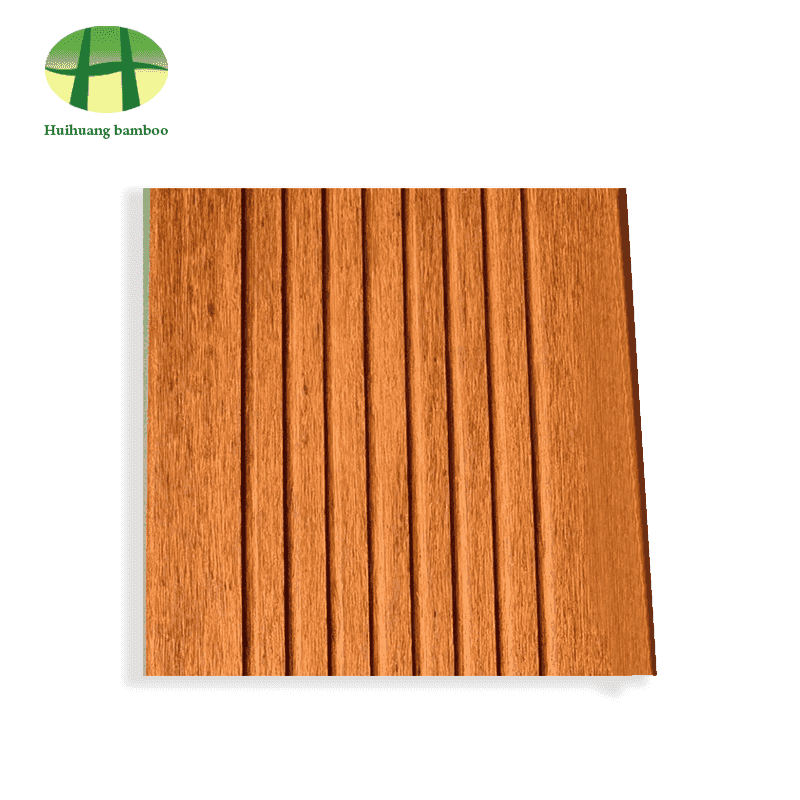 Velké vlnité bambusové podlahy