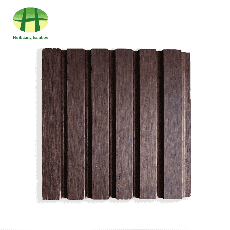 Bambusová podlaha s velkými drážkami