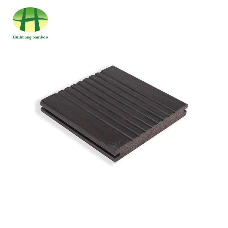 Velké vlnité bambusové podlahy