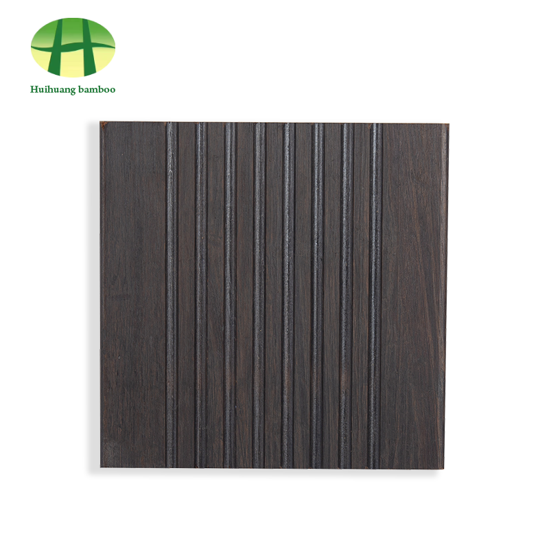 Velké vlnité bambusové podlahy