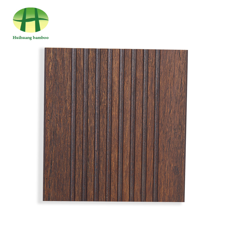 Velké vlnité bambusové podlahy