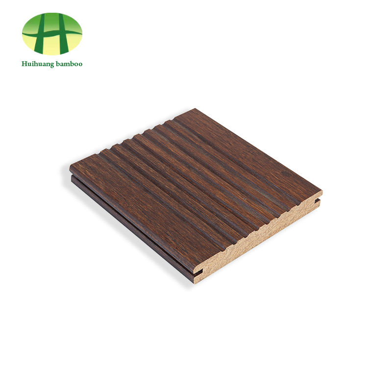 Velké vlnité bambusové podlahy