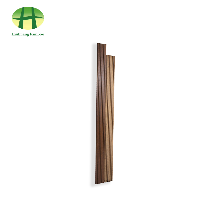 Bambusová podlaha s velkými drážkami