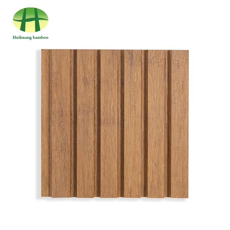 Bambusová podlaha s velkými drážkami